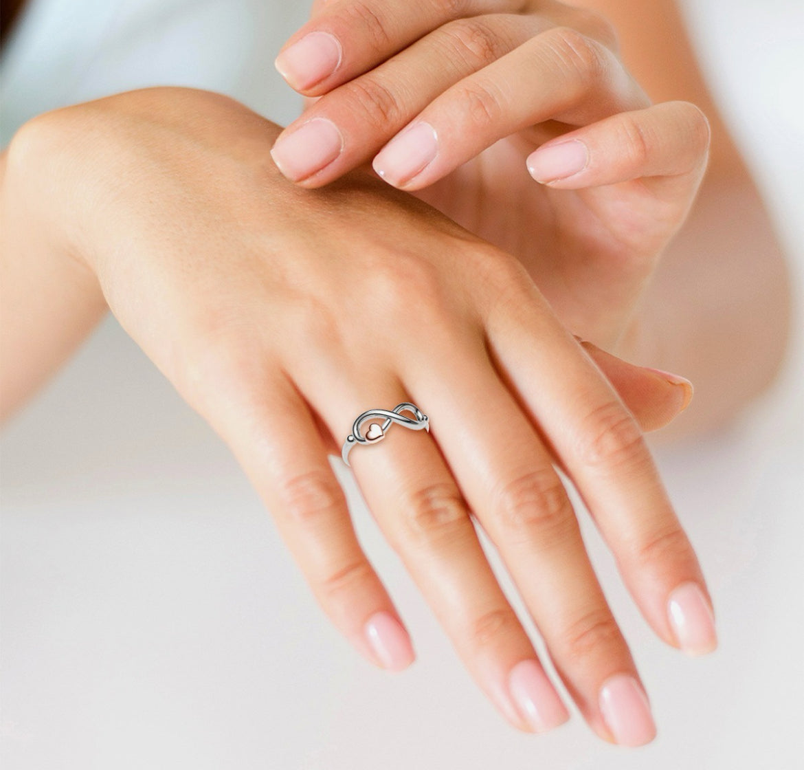 Anillos Promesa Corazón Infinito