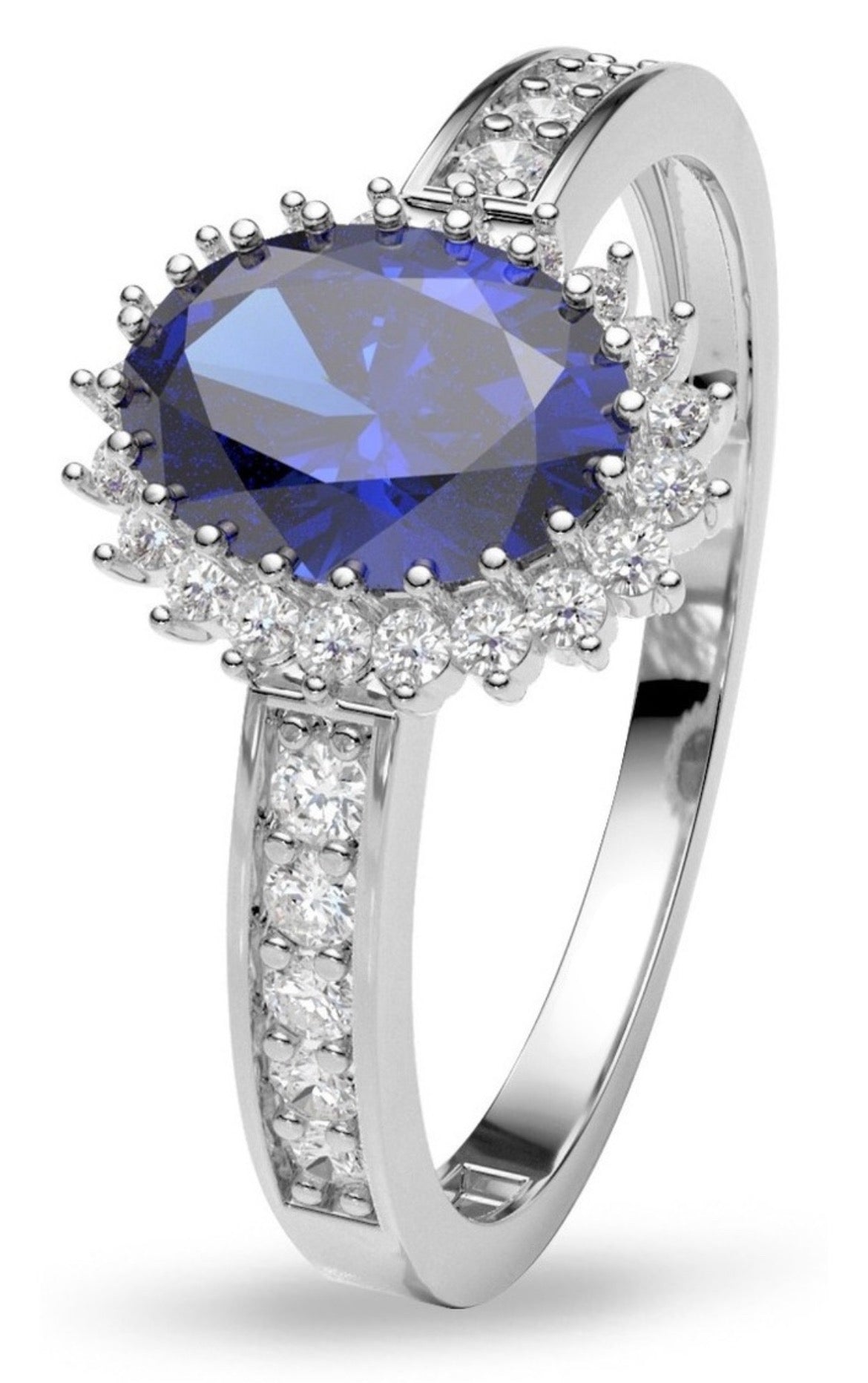 Anillo de Compromiso Zafiro