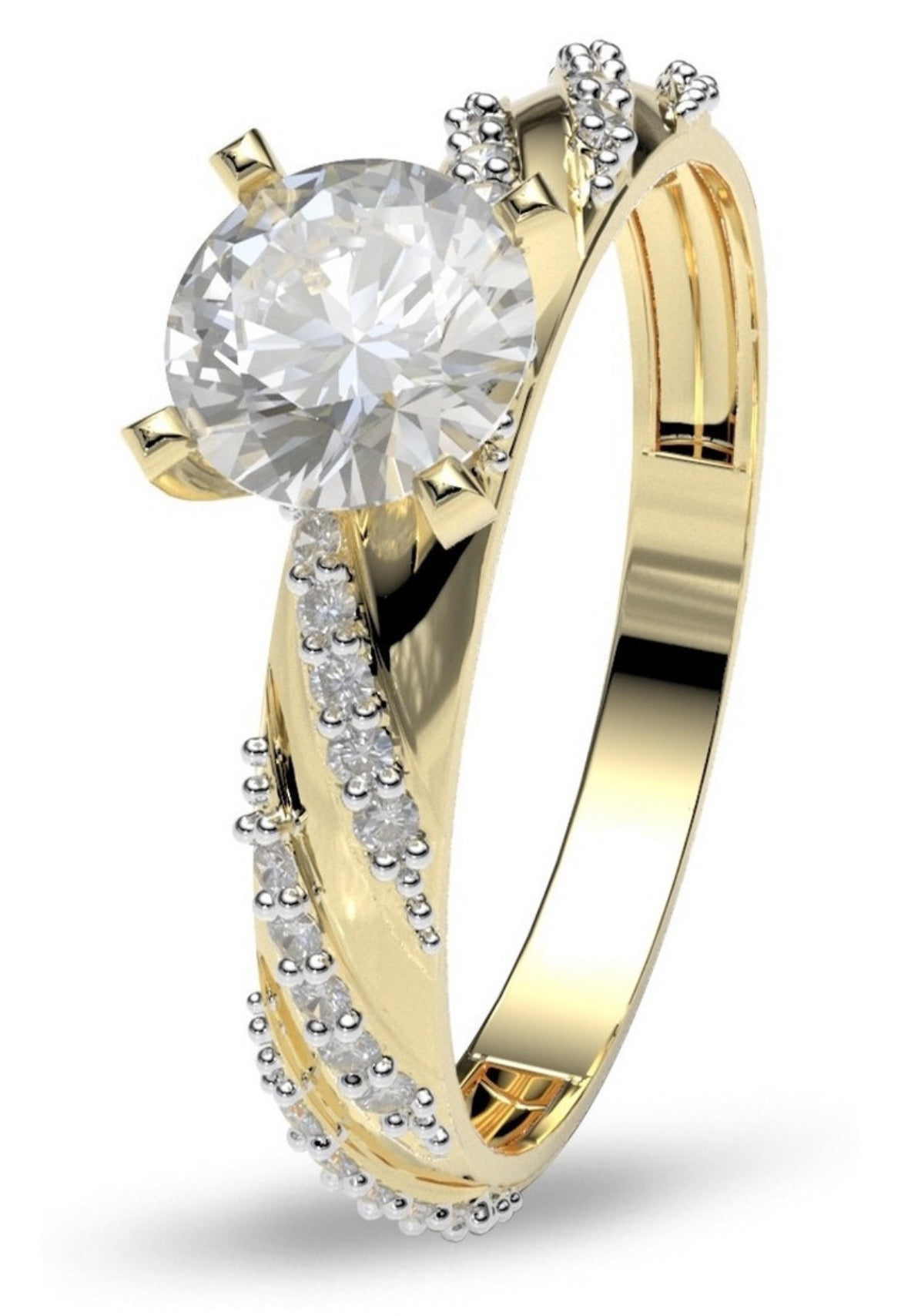Anillo de Compromiso Amber