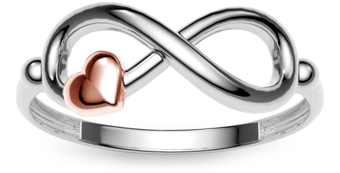 Anillos Promesa Corazón Infinito