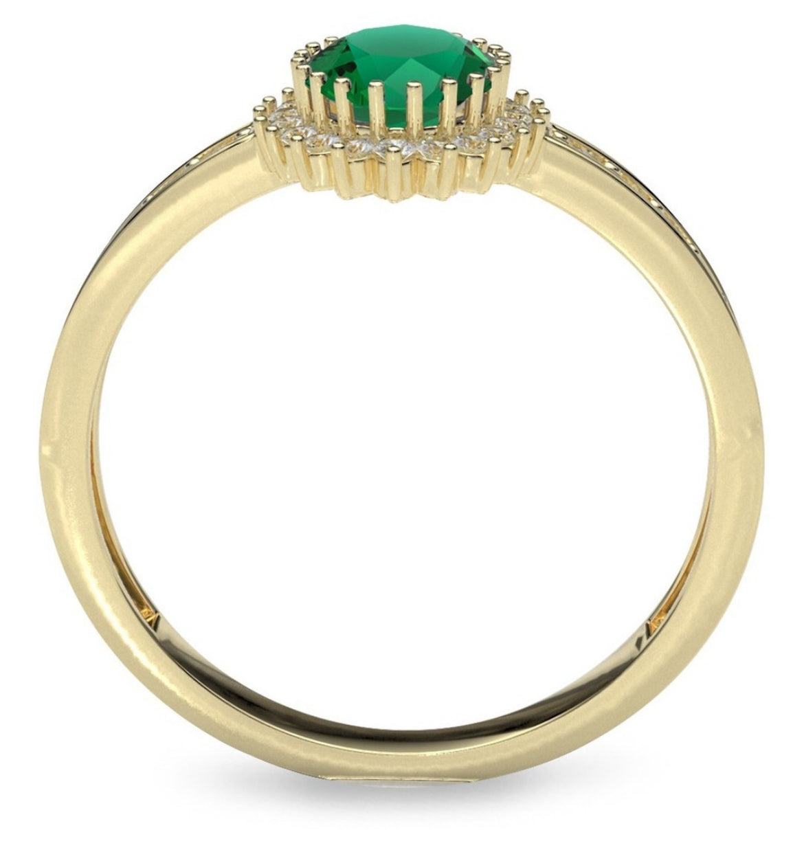 Anillo de Compromiso Esmeralda