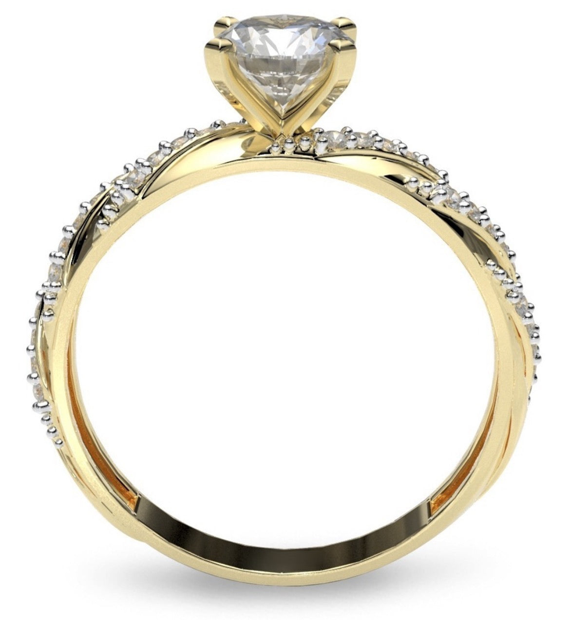Anillo de Compromiso Amber