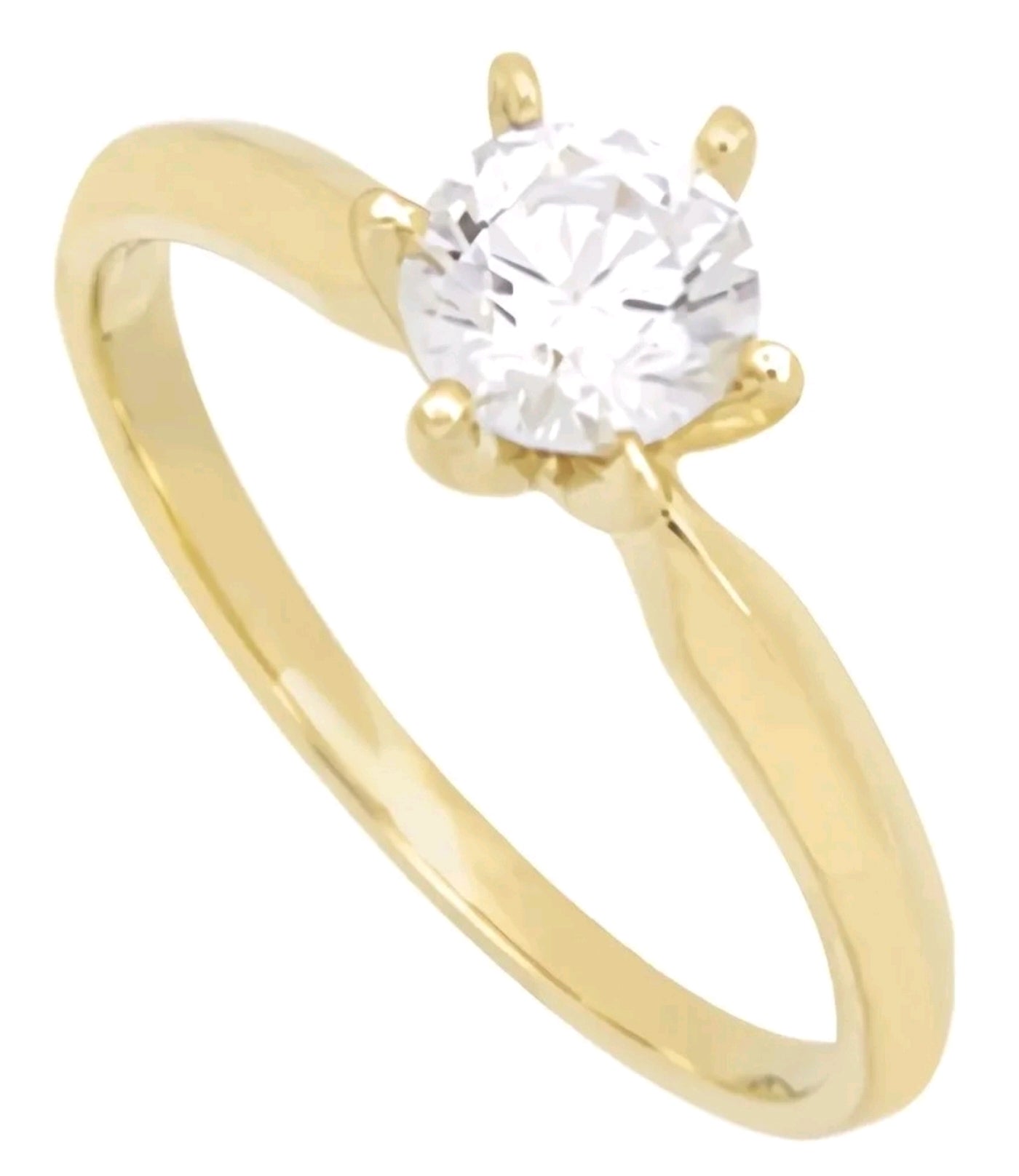 Anillo de Compromiso Liso Tradicional