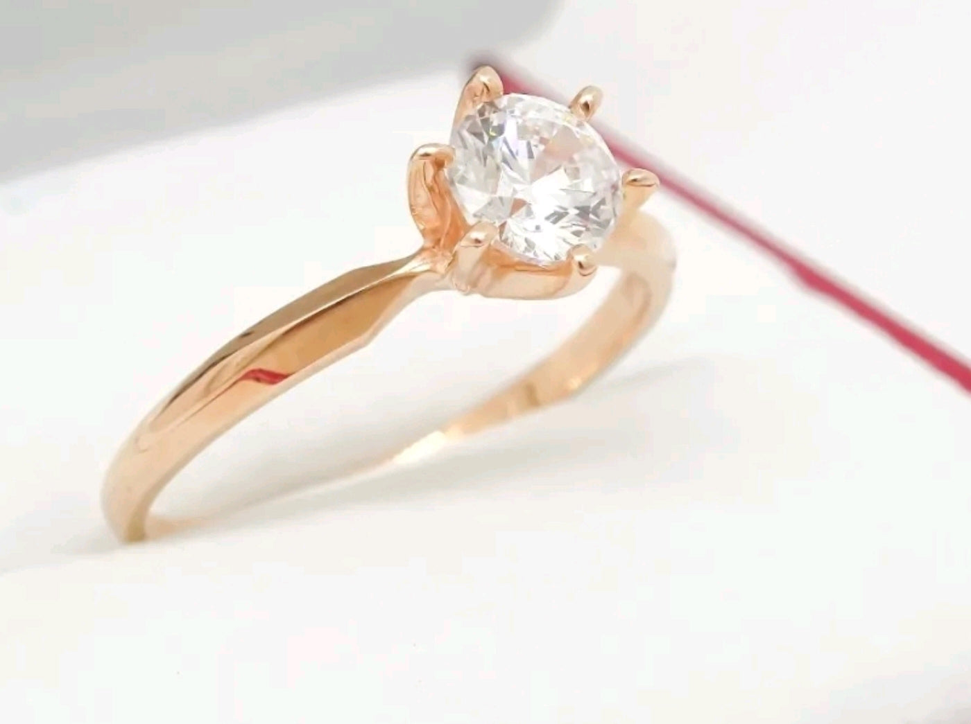 Anillo de Compromiso Liso Tradicional