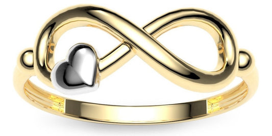 Anillos Promesa Corazón Infinito