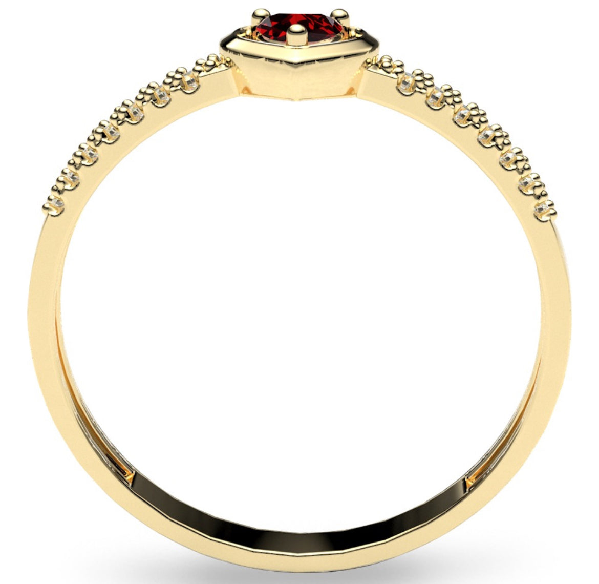 Anillo Promesa Blanca Nieves