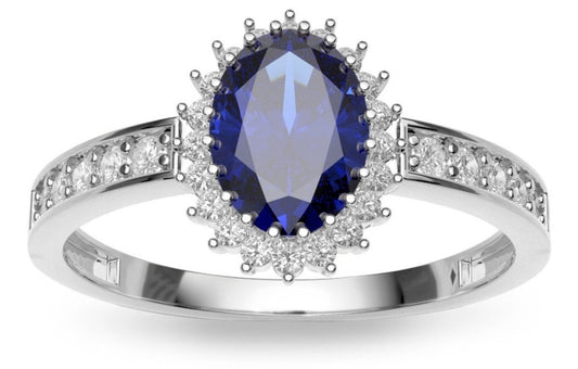 Anillo de Compromiso Zafiro