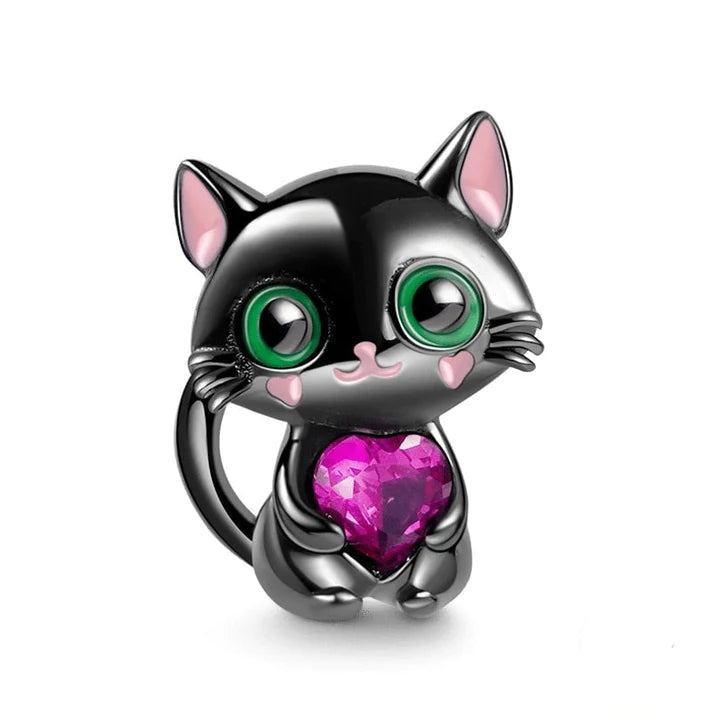 Charm Gatito Corazón