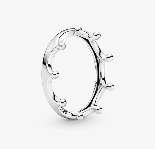 Anillo Corona Pulida/Corona Encantada