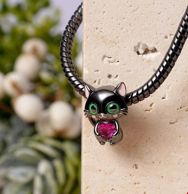 Charm Gatito Corazón